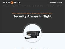 Tablet Screenshot of eyetrax.net